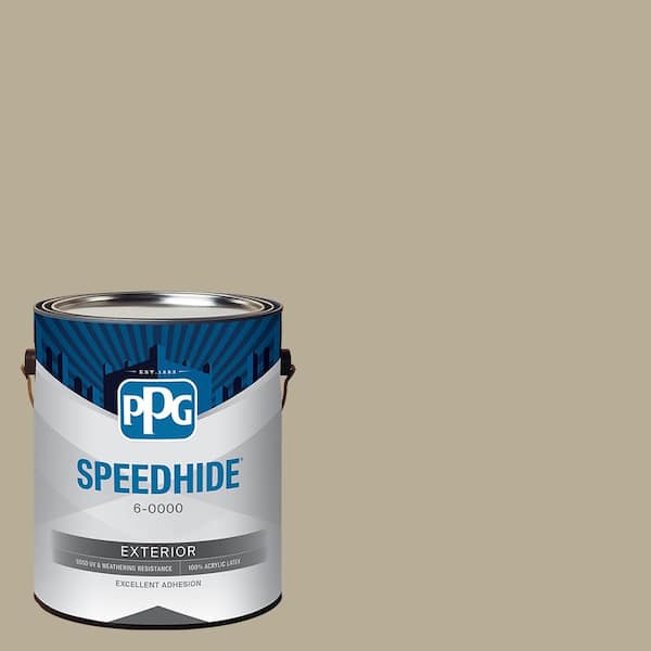 SPEEDHIDE 1 gal. PPG14-27 True Khaki Flat Exterior Paint