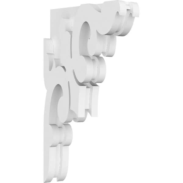 Ekena Millwork 1-7/8 in. x 12 in. x 7 in. PVC Milton Corbel