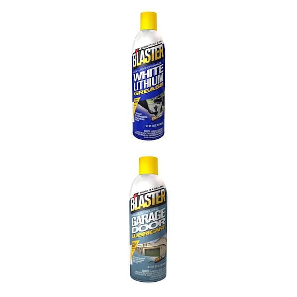 9.3 oz. Silicone Garage Door Lubricant and 11 oz. White Lithium Grease Spray Combo