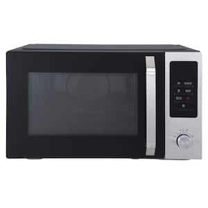 1.0 cu. ft. Countertop Microwave in Stainless and Black with Air Fryer