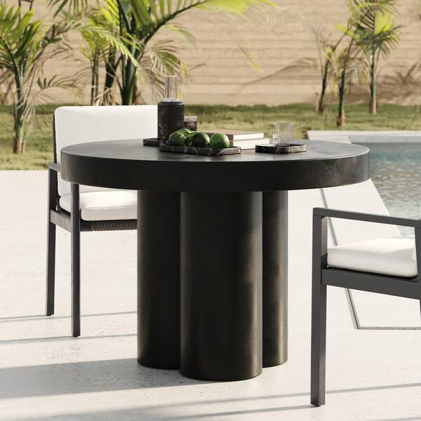 Round Concrete Outdoor Dining Table: Durable Style for Every Patio 3 Round Concrete Outdoor Dining Table: Durable Style for Every Patio