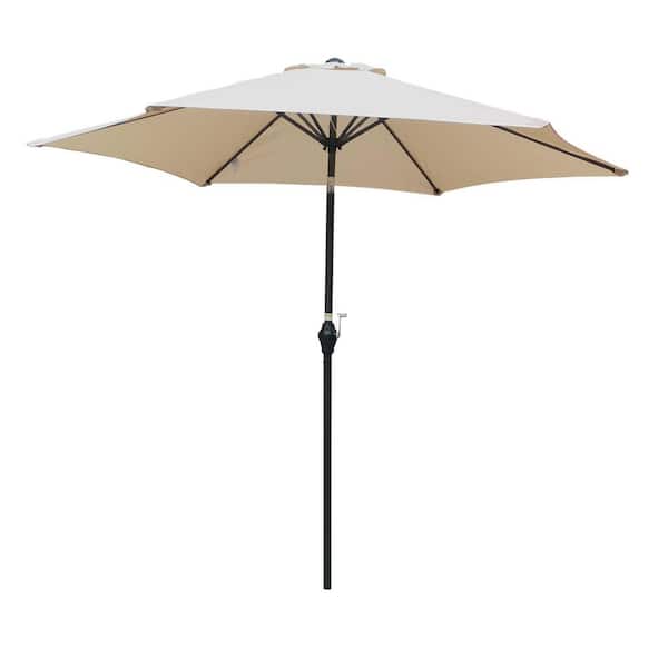 Miscool Bnbnba Umbrella Diameter in whole feet followed by 9 ft. Market Patio Umbrella in Tan