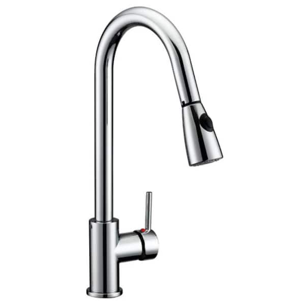 Design House Eastport Single-Handle Pull Down Sprayer Kitchen Faucet in Polished Chrome