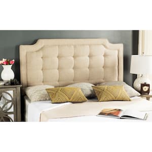 Sapphire Beige Queen Upholstered Headboard