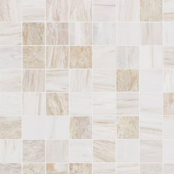 Ivy Hill Tile Sabbia Sand 4 in. x 0.39 in. Polished Marble Floor and Wall  Mosaic Tile Sample EXT3RD107229 - The Home Depot