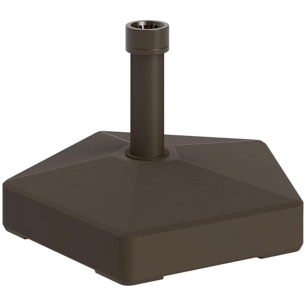 HDPE Patio Umbrella Base Holder, Heavy Duty Outdoor Umbrella Stand Base in 