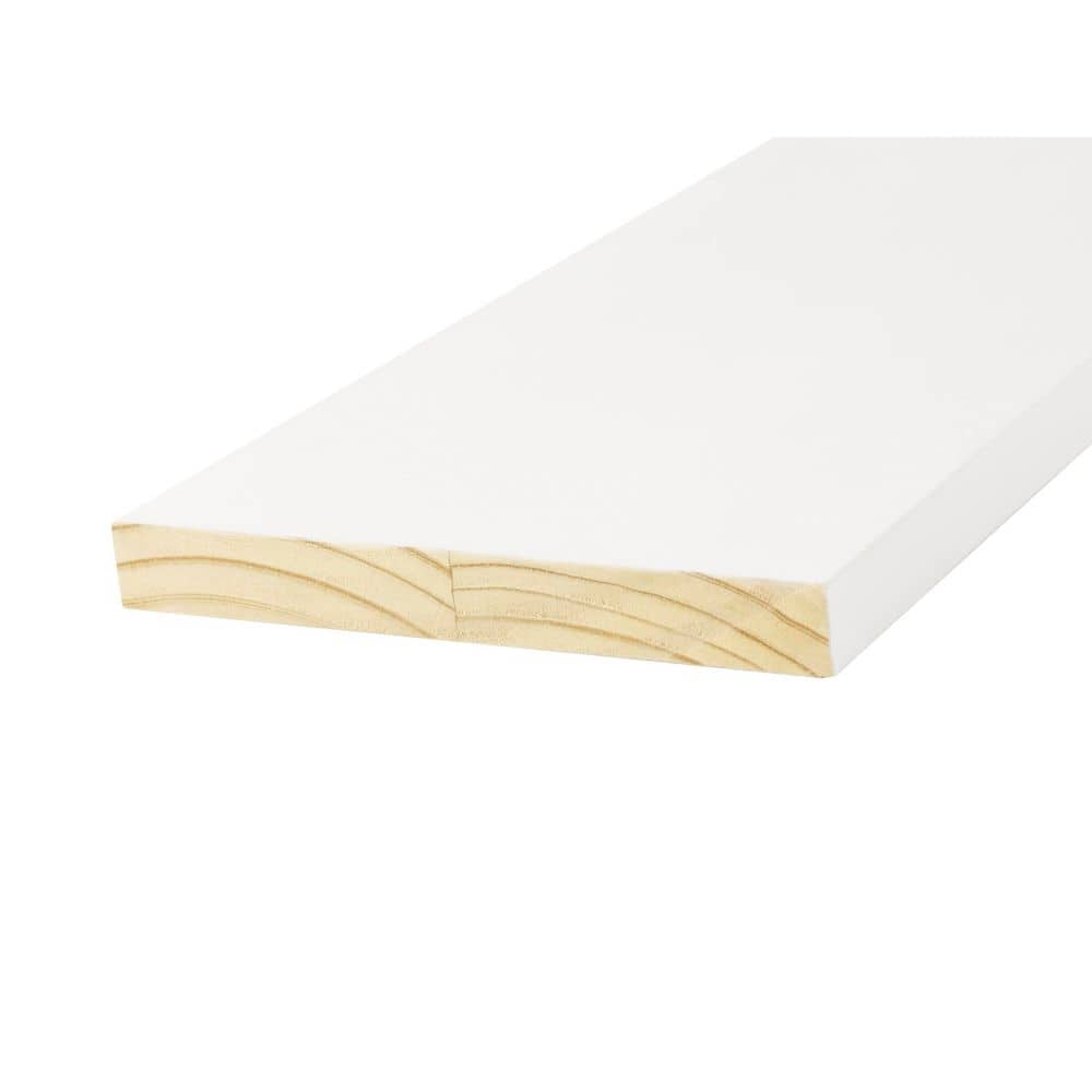 1 in. x 6 in. x 16 ft. Primed Radiata Pine Finger Joint Board