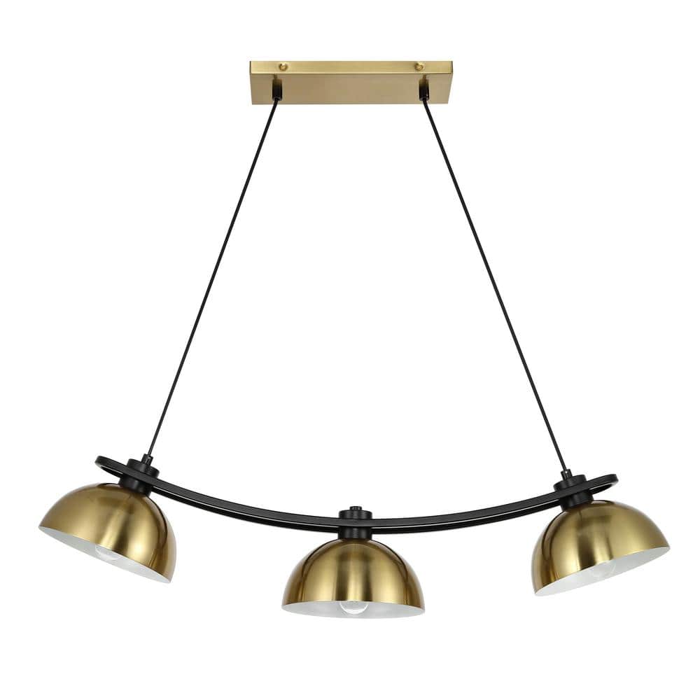 WINGBO 3Lights Island Gold Pendant Lights WBPLY029GD The Home Depot