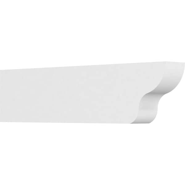 Ekena Millwork 3 in. x 6 in. x 24 in. Standard Greensboro Architectural Grade PVC Rafter Tail Brace