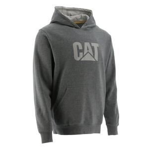 Trademark Contrast Men's X-Large Dark Heather Grey Cotton/Polyester Hooded Sweatshirt