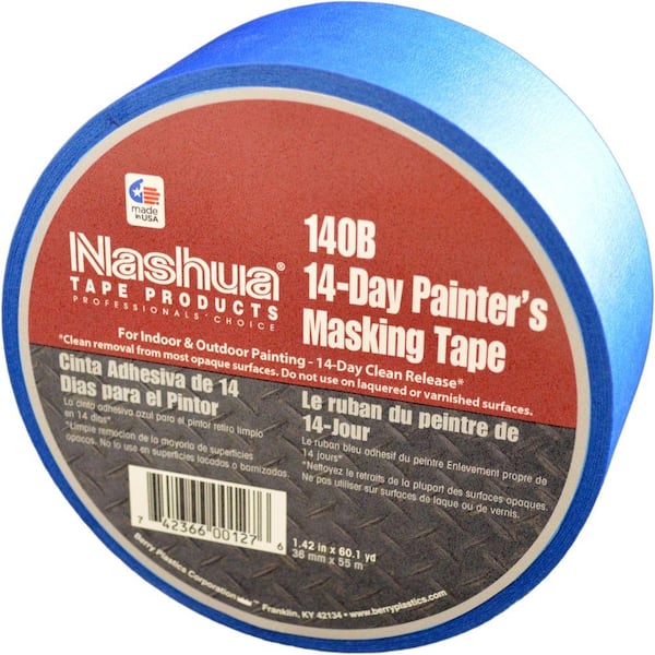 Nashua Tape 1.42 in. x 60.1 yds. 140B 14-Day Blue Painter's Masking Tape