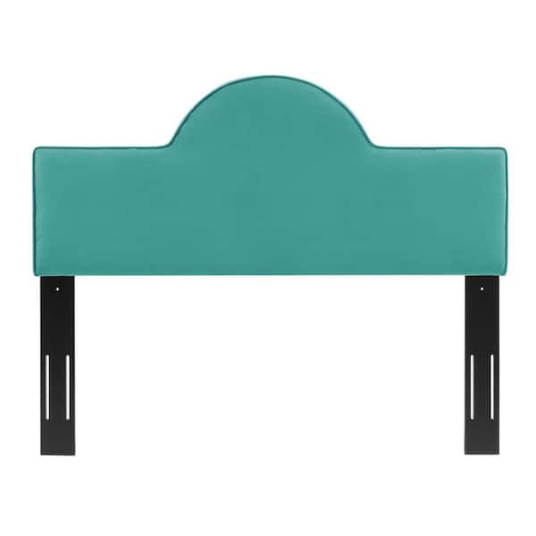Dawn Teal Green Velvet Full/Queen Performance Headboard