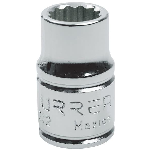 URREA 3/8 in. Drive 12 Point 5/16 in. Chrome Socket