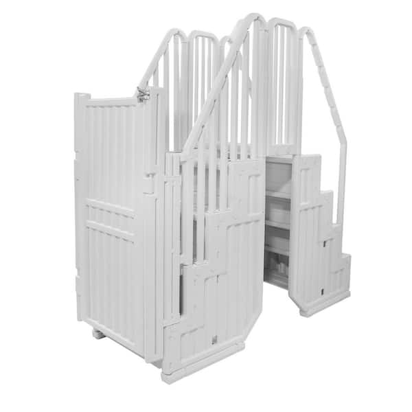 Easy Pool Step Entry System with Gate