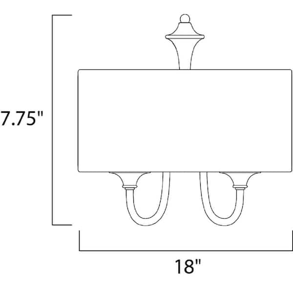 Maxim Lighting - Bongo 3-Light Oil Rubbed Bronze Flushmount