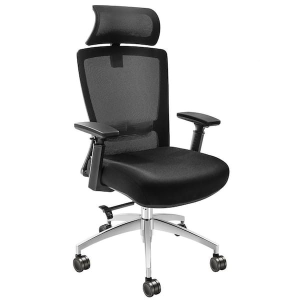 SKYSHALO Ergonomic Office Chair with Back and Lumbar Support, Swivel Computer Executive Chair with Slide Seat