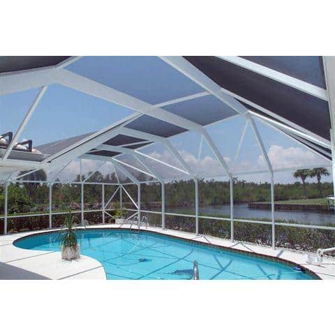 48 in. x 100 ft. Charcoal Fiberglass Screen 18 x 14 Mesh