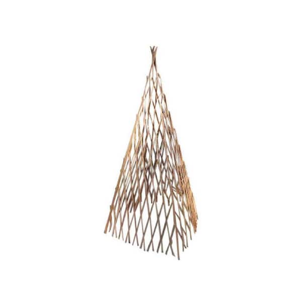 MGP 14 in. W x 48 in. H Classic Willow Expandable Trellis Teepee