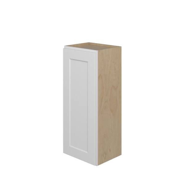 Norfolk Assembled 15 in. W x 36 in. H x 12 in. D Plywood Wall Cabinet in Painted White