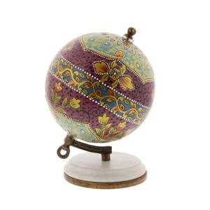 7 in. x 5 in. Modern Decorative Globe in Magenta