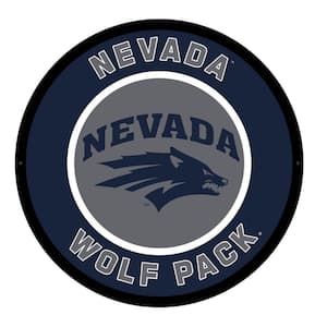 University of Nevada Round 23 in. Plug-in LED Lighted Sign