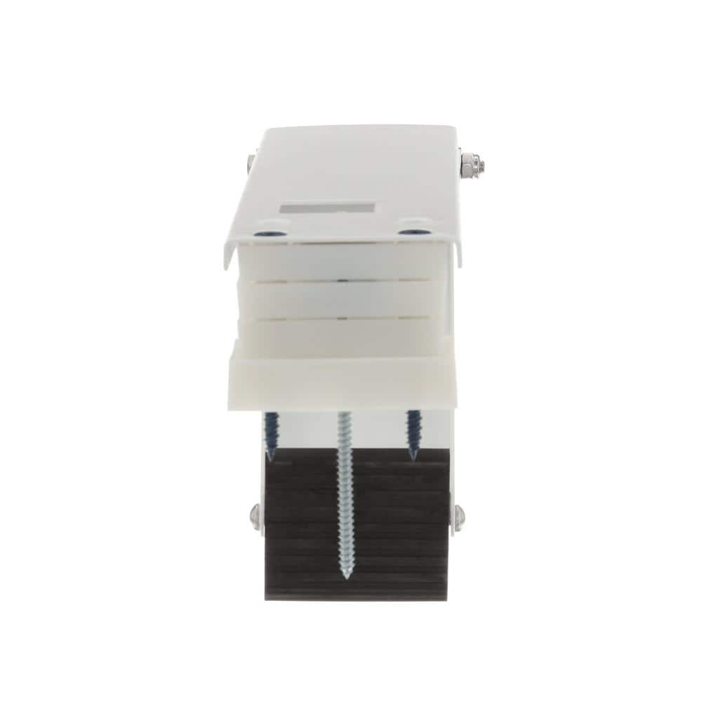 Universal White Steel Light-Duty Air Conditioner Support Bracket
