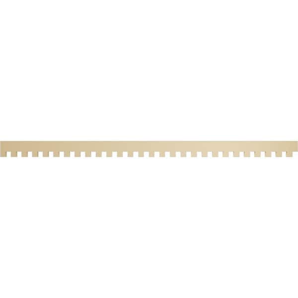 1 in. D x 5 in. W x 93.375 in. L Primed Polyurethane Panel Moulding