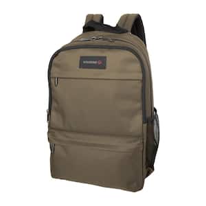 18 in. Chestnut Ballistic-Style Nylon Laptop Backpack 27 L Capacity