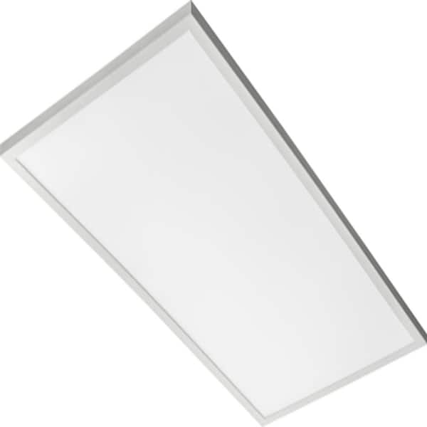 Lithonia Lighting Contractor Select CPANL 2 ft. x 4 ft. White Integrated LED Selectable Lumen Flat Panel Light, Bright White 3500K