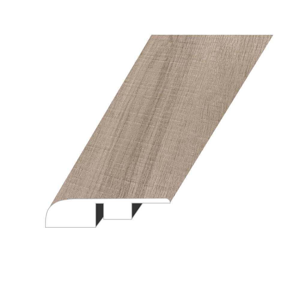 Zephyr Iris Desert 0.6 in. Thick x 1.4 in. W x 94.5 in. L SPC Vinyl End Cap