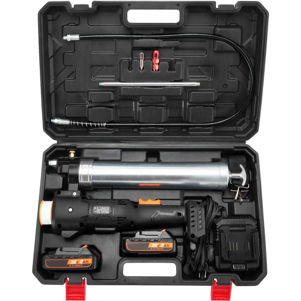 20-Volt 10,000 PSI 39in. Long Hose Cordless Grease Gun, Electric Grease Gun Kit High Pressure Battery Powered Grease Gun price history on PriceWatchPro