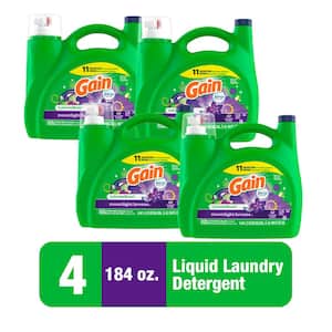 184 oz. Plus AromaBoost Moonlight Breeze Scent Liquid Laundry Detergent (128-Loads) (Multi-Pack 4)