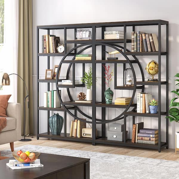 https://images.thdstatic.com/productImages/d49c566f-120f-44ee-b1fc-ea779a9361f7/svn/gray-and-black-tribesigns-bookcases-bookshelves-tjhd-qp-0779-40_600.jpg