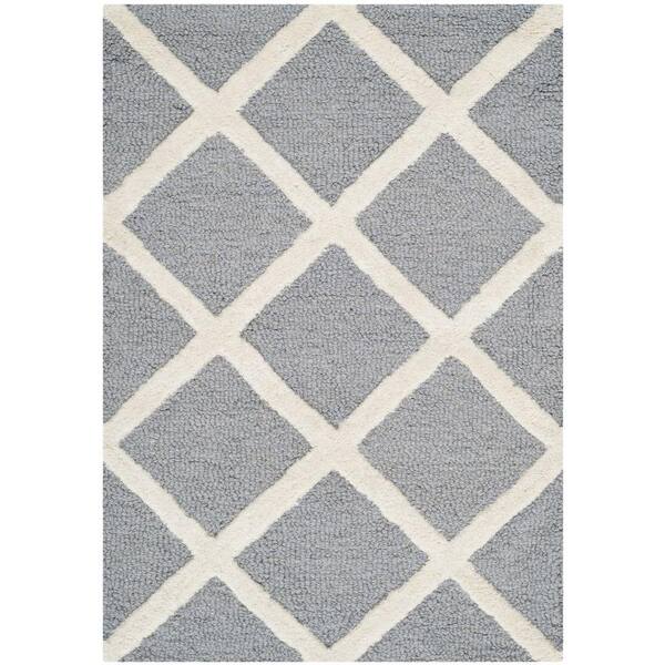 SAFAVIEH Cambridge Silver/Ivory 2 ft. x 3 ft. Area Rug