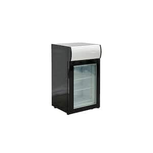 18.2 in. 1.8 Cu. Ft. Manual Defrost NSF Countertop Glass Freezer ESD2B in Black