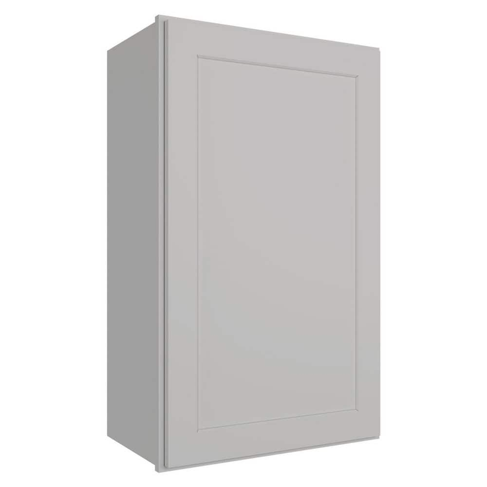 Homeibro 18 In W X 12 In D X 30 In H In Shaker Dove Plywood Ready To Assemble Wall Cabinet 1 8328