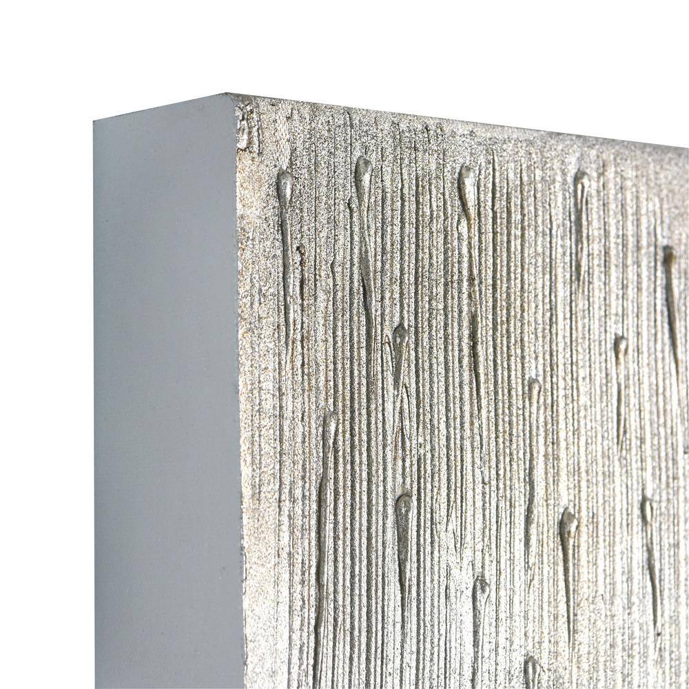 Martin Edwards Gray and Brown Abstract Canvas Wall Art Set