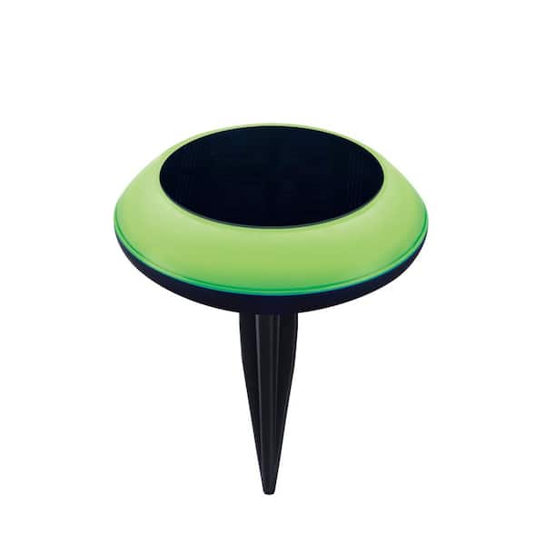 SMARTPOINT LLC Brookstone Solar Black LED Outdoor Path Light