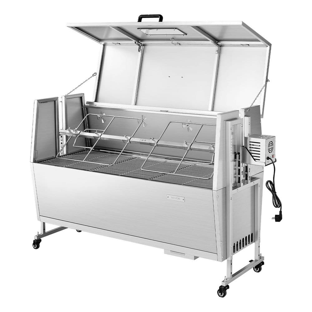 Rotisserie Grill w/ 132 LBS. Capacity, 4-Level Height, 38W BBQ Outdoor Pig & Lamb Spit Roaster, Charcoal Spit Roaster price history on PriceWatchPro
