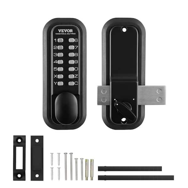 Keyless Entry Lock, Zinc Alloy, 14 Digit Keypad and Knob, Easy Install, Surface-Mounted Latch, for Garden 2025 update