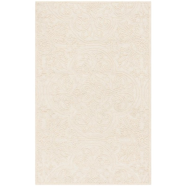 SAFAVIEH Trace Ivory 3 ft. x 5 ft. Floral Area Rug