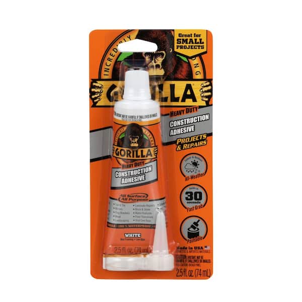 2.5 oz. Heavy Duty Construction Adhesive Tube (2-Pack)