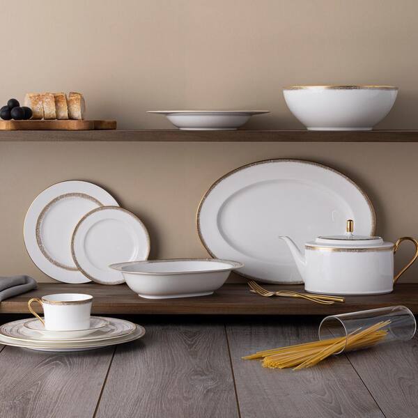 Noritake Haku 70 (White) Bone China Round Serving