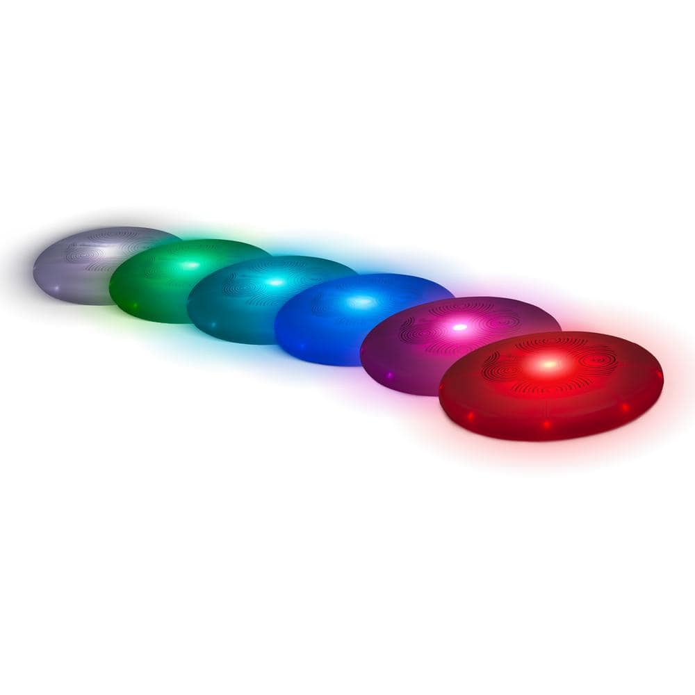 Nite Ize Flashflight LED Light Up Flying Disc with Disco Colors