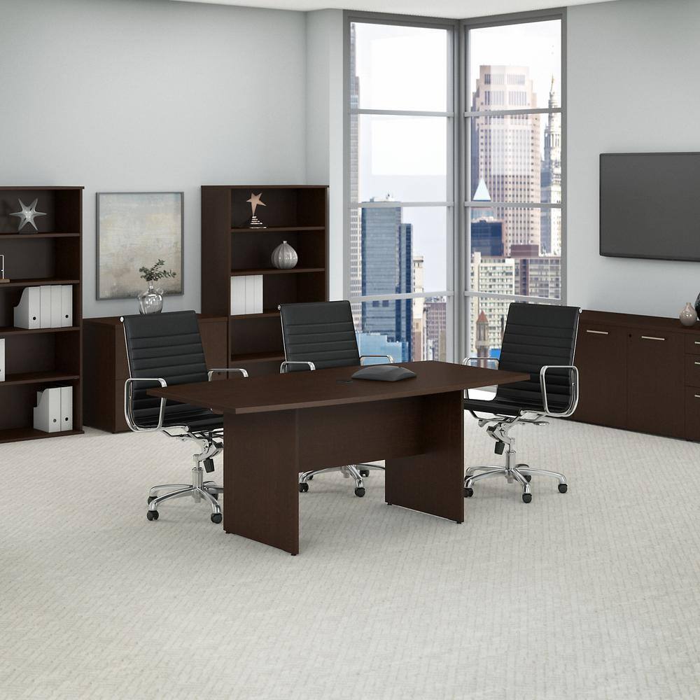 Mocha Cherry 72'' Boat Shaped Conference Table