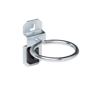 2-1/2 in. Single Ring 1-3/4 in. I.D. Zinc Plated Steel Tool Holder for LocBoard (5-Pack)