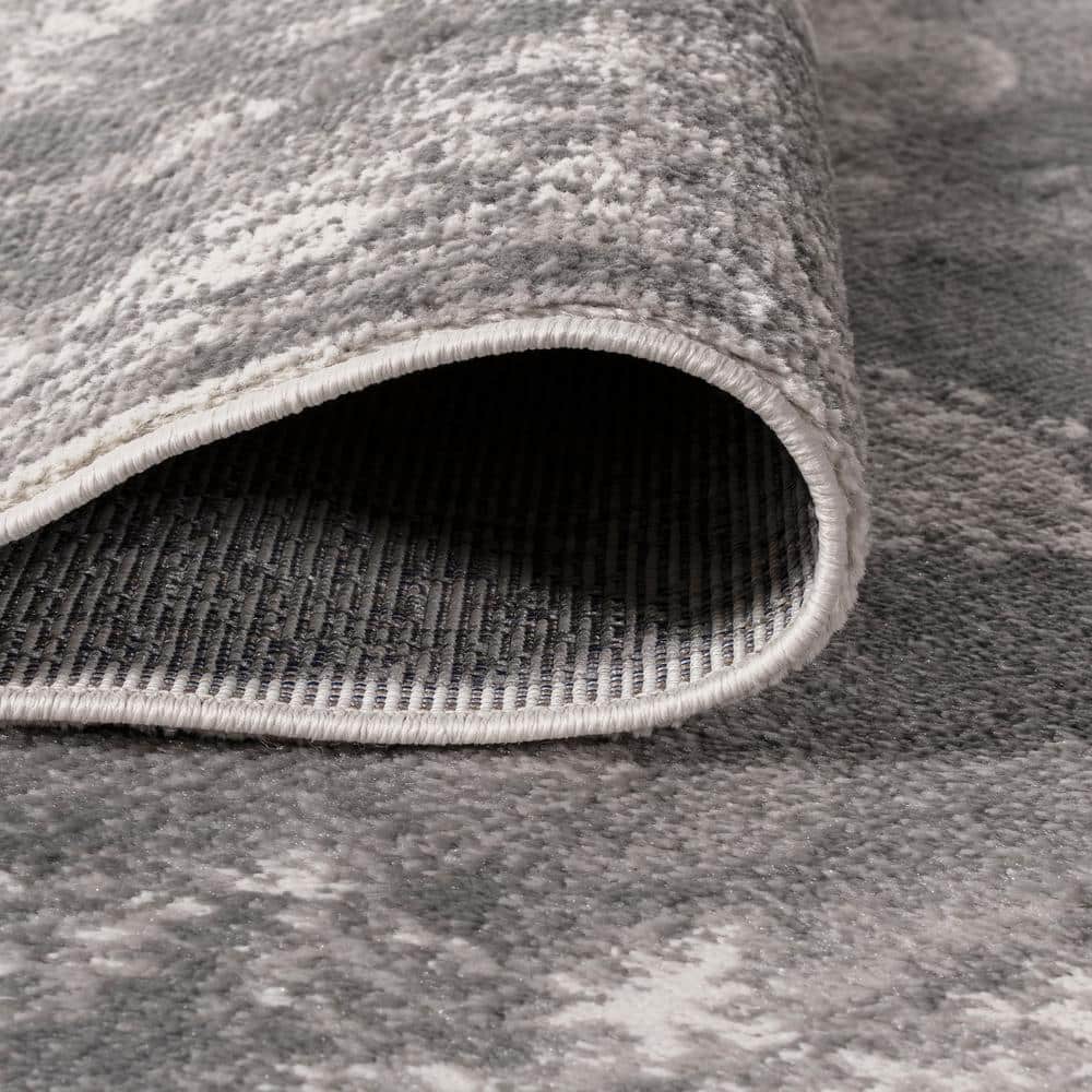 Rosalia Cottage Medallion 5'x8' Reversible Area Rug, Gray/Dark Gray