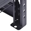 Husky 4-Tier Industrial Duty Steel Freestanding Garage Storage Shelving Unit in Black (77 in. W x 72 in. H x 24 in. D) N2W772472W4B