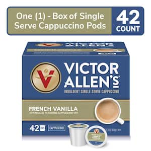 French Vanilla Flavored Cappuccino Mix Single Serve K-Cup Pods for Keurig K-Cup Brewers (42-Count)
