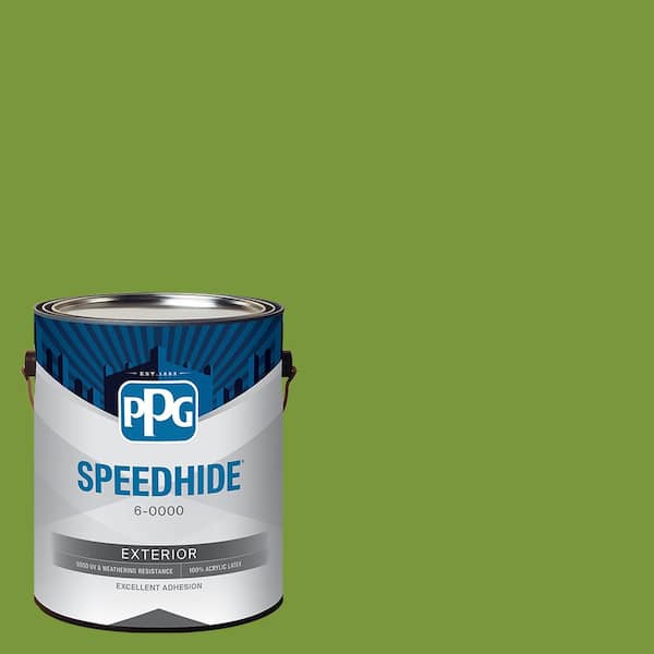 SPEEDHIDE 1 gal. PPG1222-7 Antique Moss Satin Exterior Paint